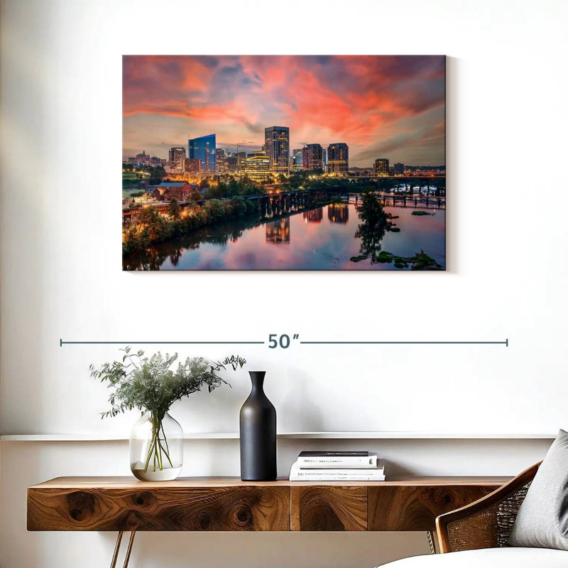 Nicci Richmond City Sunrise, H 24 po x l 36 po