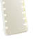 Miroir de plancher à DEL avec contrôle tactile Samie, métal blanc 32 x 71 Samie