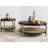 Benson Black Round End Table
