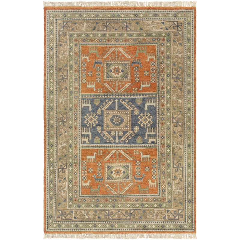 Levasseur Wool Oriental Indoor Rug, Rectangle 2' x 3'