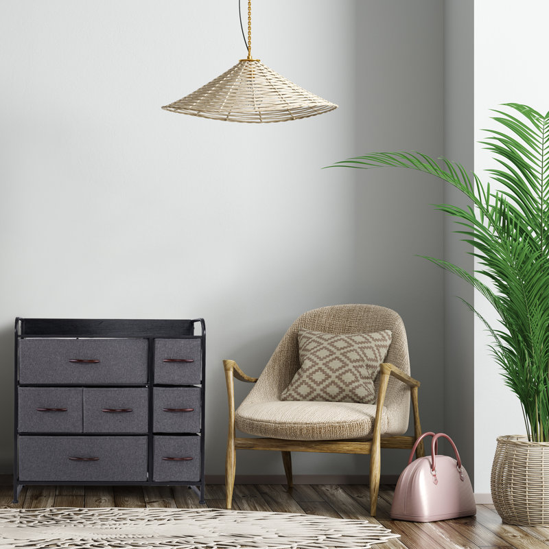 Commode double 7 tiroirs l 31,5 po