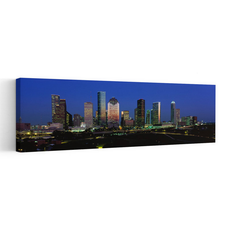 Houston TX by J Sohm/VOA LLC - Wrapped Canvas Panoramic Print, 50.8 cm H x 152.4 cm W