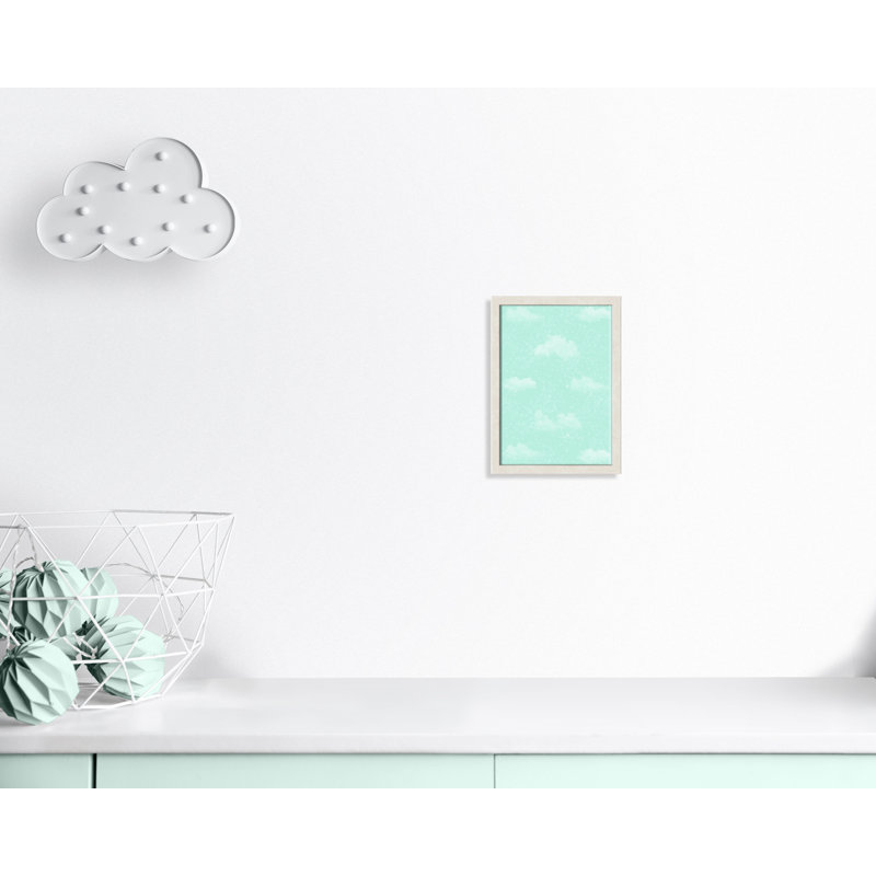 Art unique de nuages scintillants, H 40 po x l 28 po x P 1 po, Papier