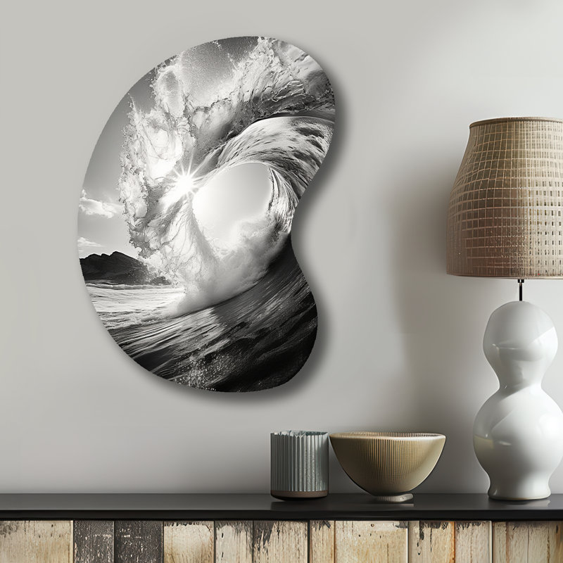 Pollitt - Reproduction d'art mural asymétrique, H 31 po x l 22 po