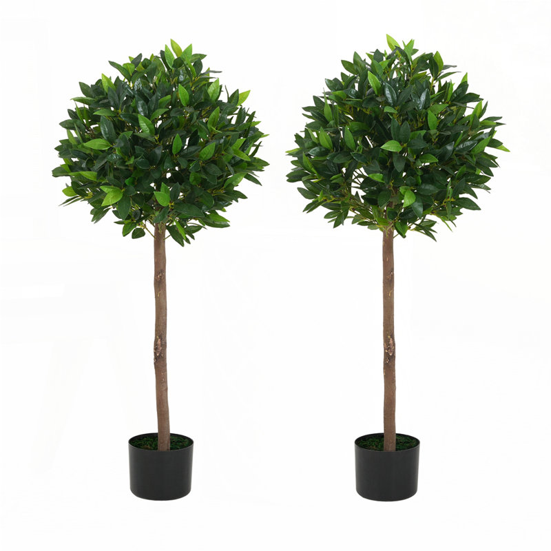 Boule de topiaire artificielle 49 po avec pot 49 po, ensemble de 2