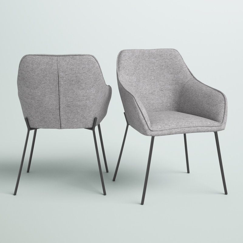 Inarah 18.5'' H Upholstered Armchair, Gray