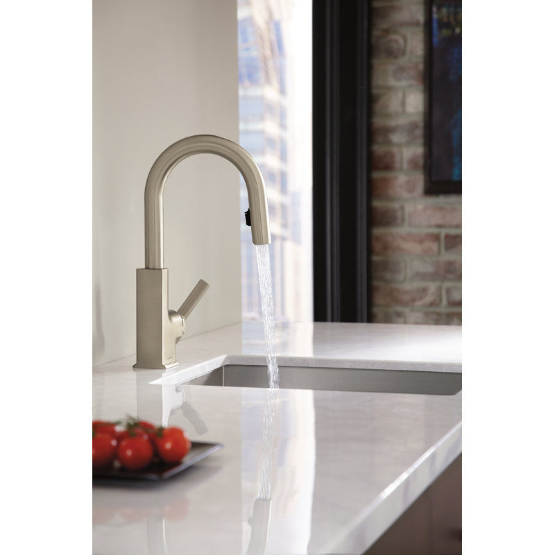 STo Pull Down Bar Faucet with Reflex System, Spot Resist Stainless