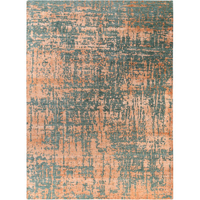 Overdyed One-of-a-Kind 9' 2" X 12' 4" Hand Knotted Area Rug