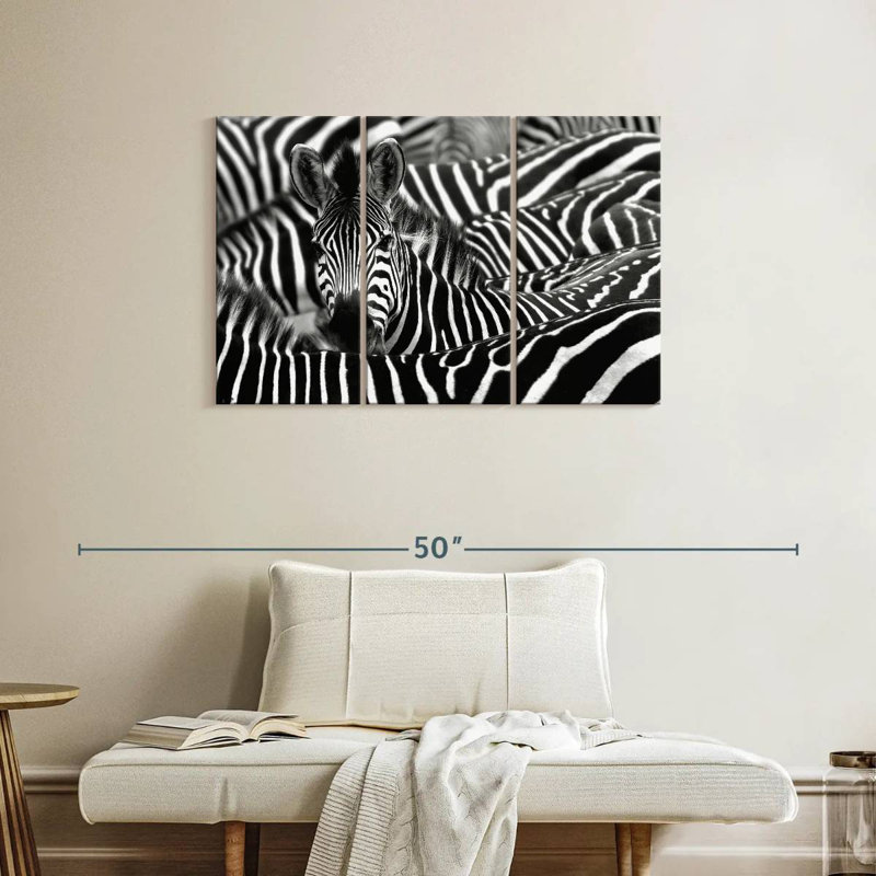 Brampt Dazed Zebra, 24" H x 38" W