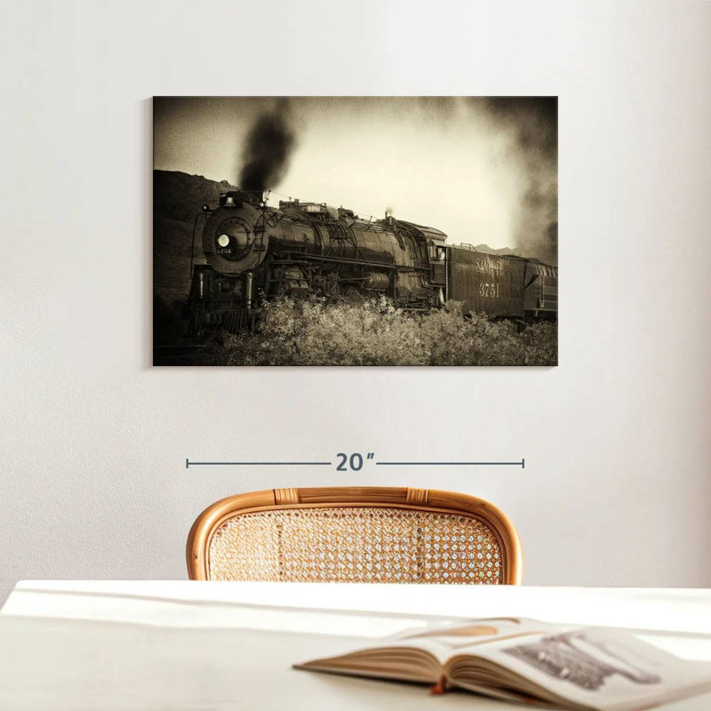Mehar Train Arrival I, 16" H x 24" W
