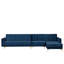 Childers 5 Seater Velvet Sofa Bed-412182800-412182802