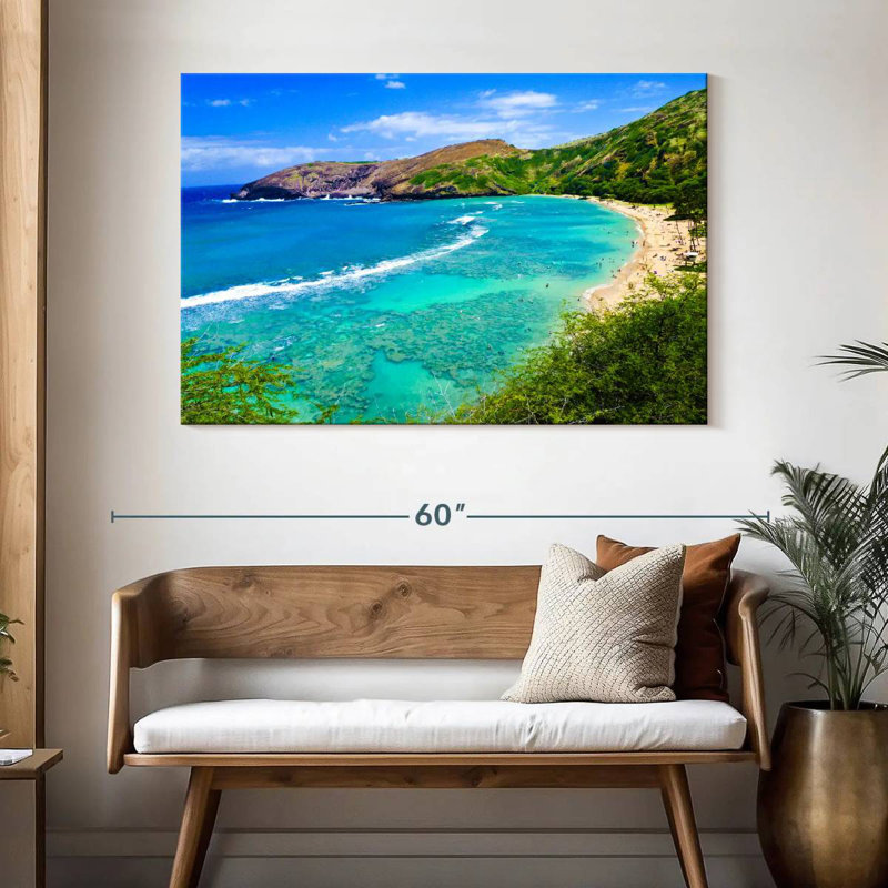 Gillard, plongée en apnée à Oahu, H 32 po x l 48 po