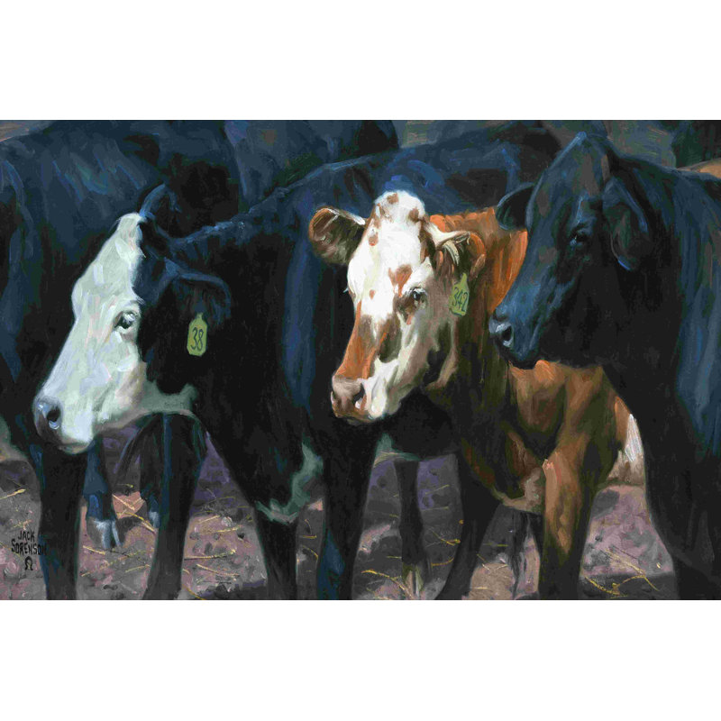 The Gossips, L 30 po x H 20 po x P 1,25 po