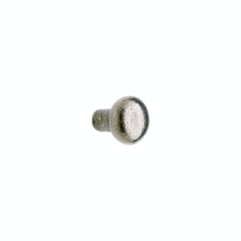 Bronze Mushroom Knob, White Bronze Medium
