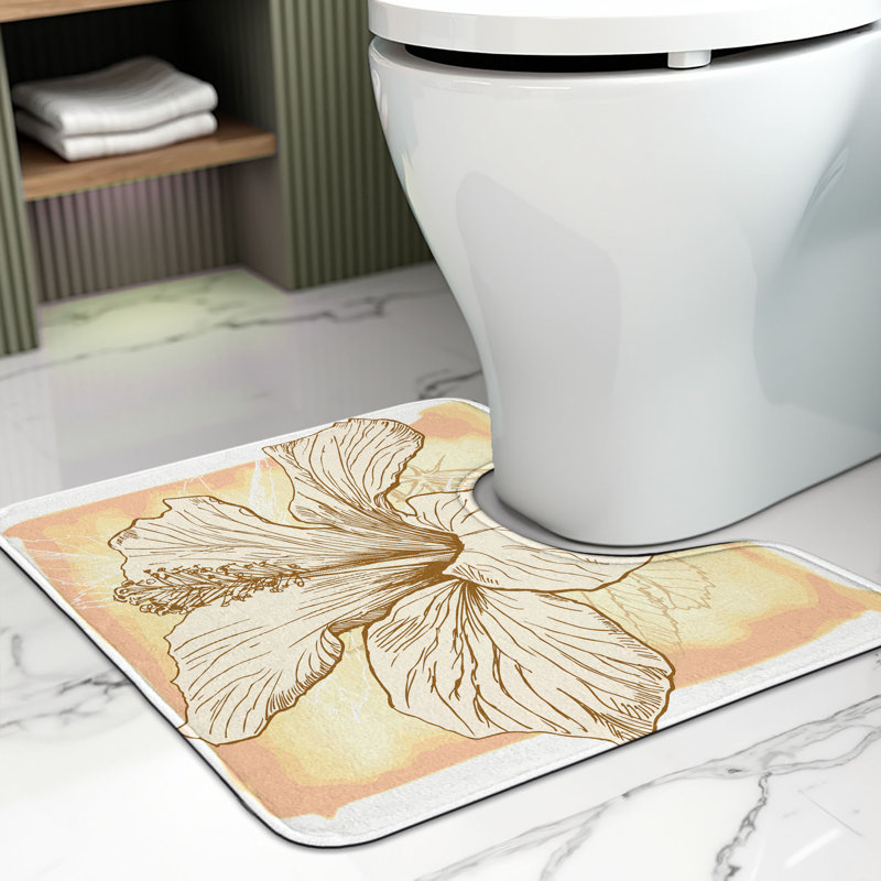 Tapis de salle de bain Floral U