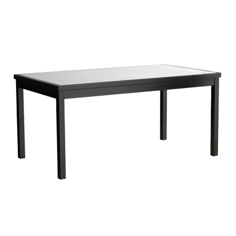 Nyiah Solid Wood Base Dining Table, 29.13"H x 70.86"L x 35.43"W