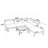 Outdoor Dining Set,Patio Sofa Set,Outdoor Modular Sectional Garden Furniture Set L-Shaped Conversation Set