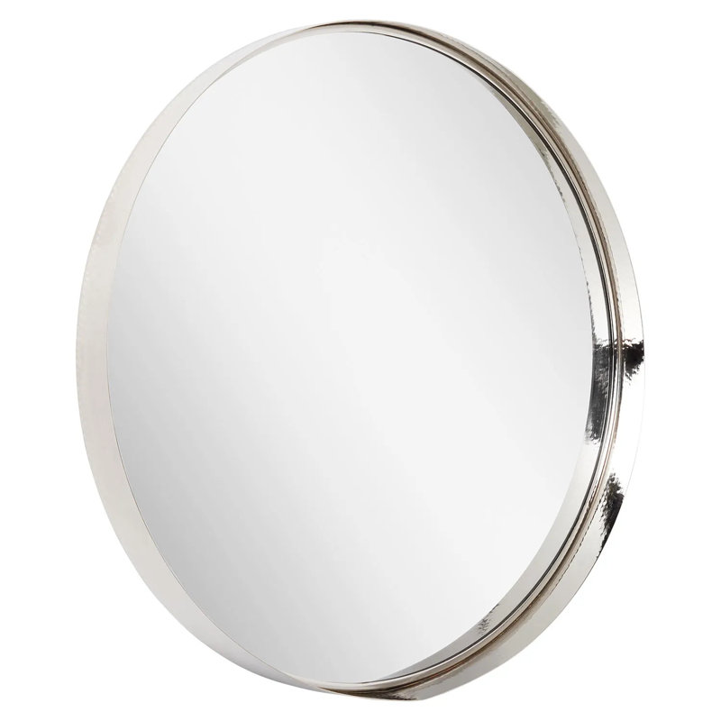 Palora Oval Bathroom Vanity Mirror, Brushed Nickel
