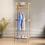 50cm Open Wardrobe Garment Rail With Storage Shelf