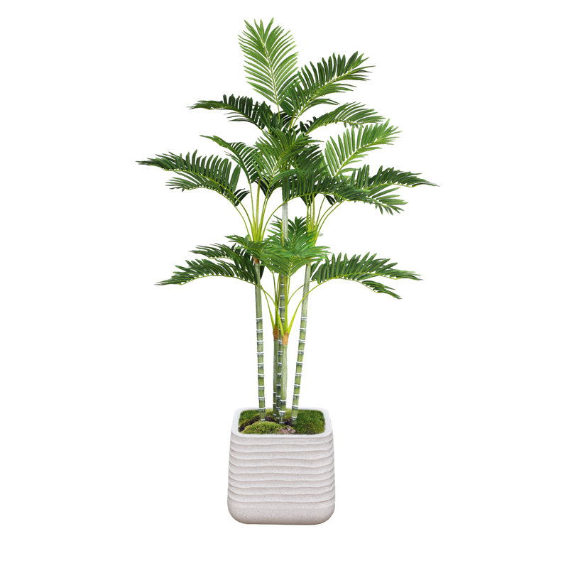 74,57 "palmier artificiel en pot, Blanc