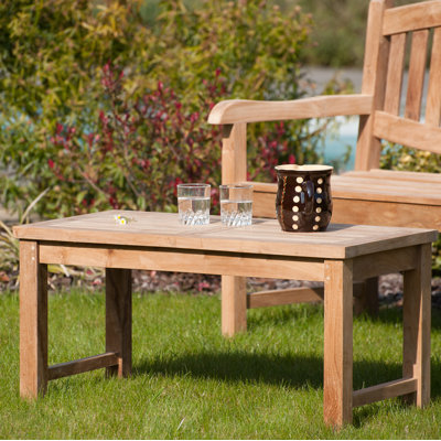 Bodalla Rectangular Teak Outdoor Coffee Table , 90cm cm W 45cm cm D