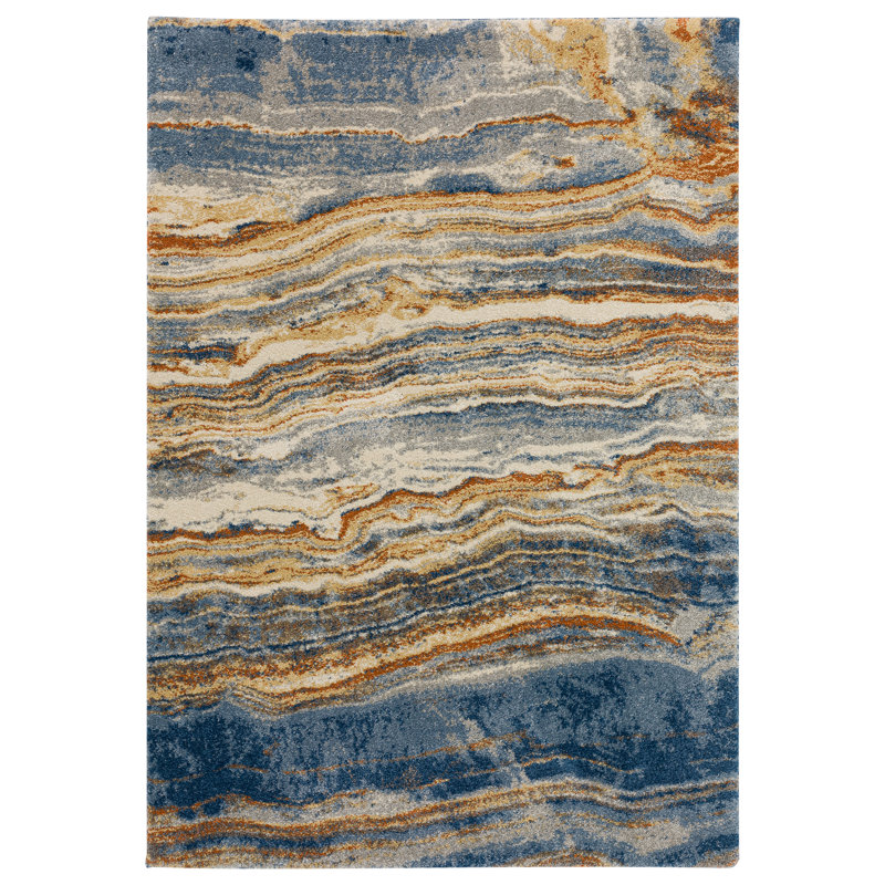 Manette Abstract Indoor Rug, Rectangle 5'1" x 7'5"