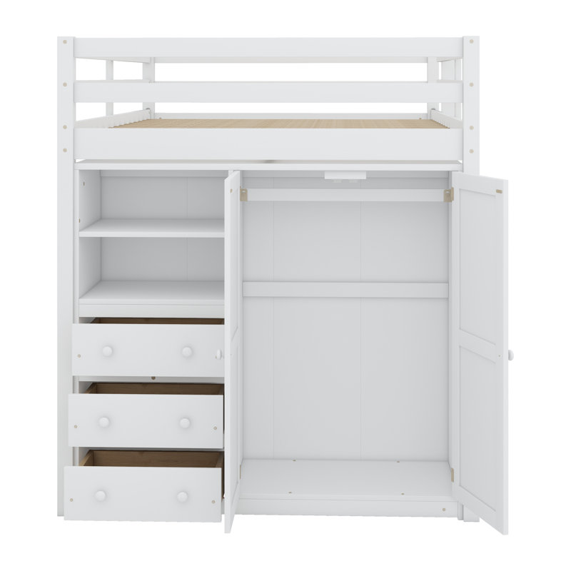 Lit pour enfants Avoca, Blanc