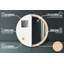 Huldar Glass Flat Wall Mirror