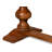 Lionisio Trestle Table, Noce Antica
