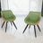 A Set Of 2 Dining Chairs, Medieval Modern Kitchen Dining Chair, PU Decorative Chairs With Metal Legs, Suitable For Home&Kitchen-1992949302