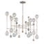Majorette 16-Light Sputnik Modern Linear Chandelier
