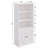 Camaria 59.4" H x 23.6" W Standard Bookcase with Door, Modern 5-Tier Shelf Floor Standing Display Storage Cabinet for Living Room, Office, Bedroom-1489763111