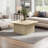 Aurel 31.5" Fluted Square Coffee Table-1711633970