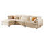 Canapé modulaire en L 113,77 po Comfy-697196543