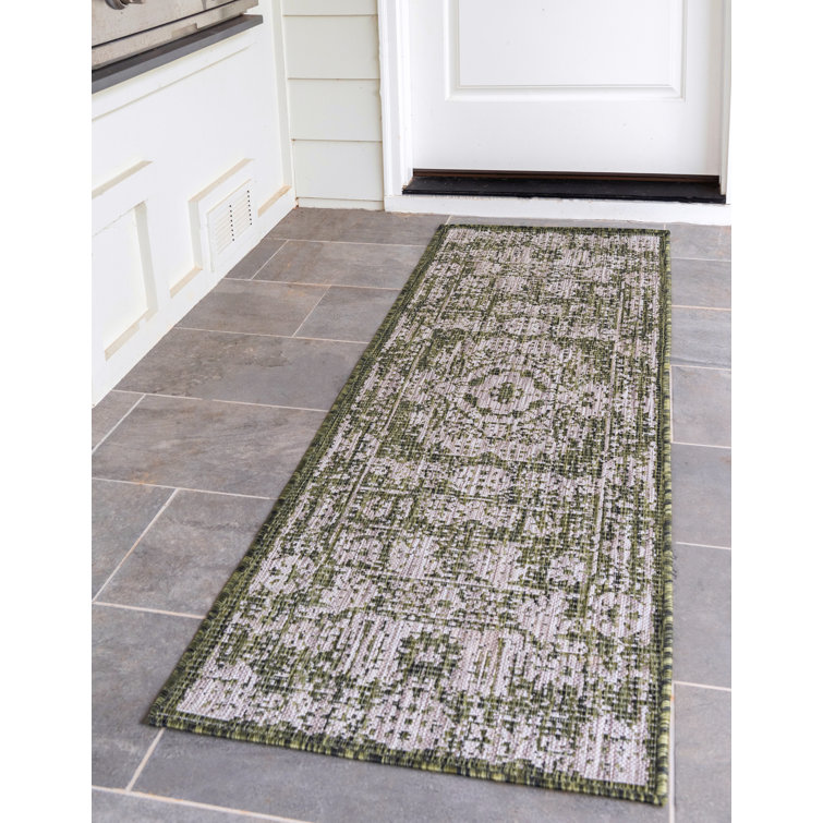 Cowie Green/Gray Indoor/Outdoor Area Rug