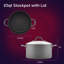 Radiance Hard-Anodized Aluminum Nonstick Wide Stockpot-34198687