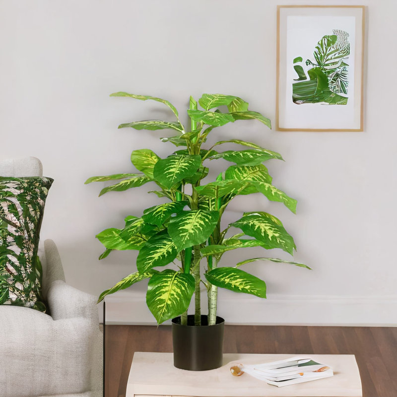 95cm Faux Evergreen Plant in Freestanding