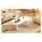Easy Assembly Nesting Coffee Table With Round Small Side Table, Set Of 2-702732118