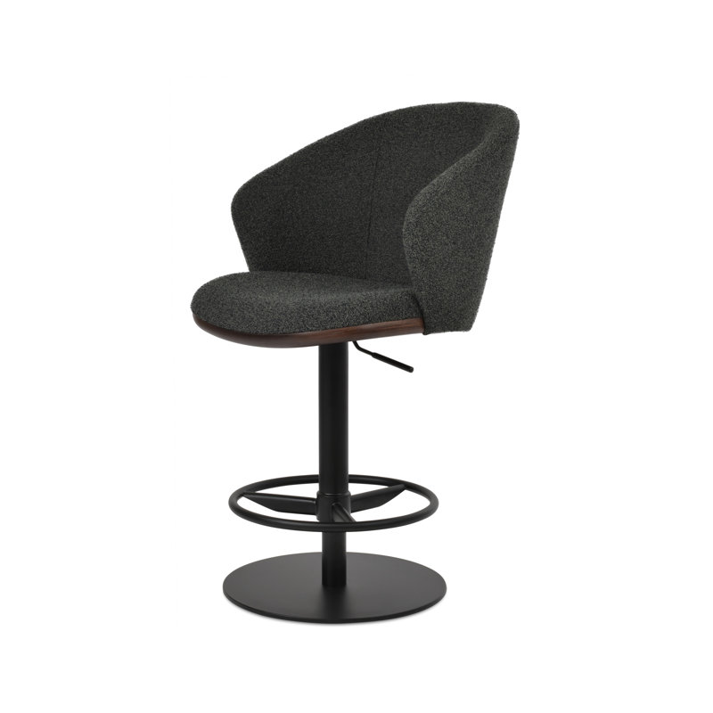 Tabouret Athena, Noir