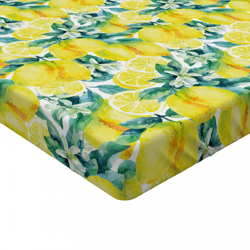 Microfiber Floral Fitted Sheet, Full Fitted Sheet