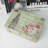Vintage Letter Paper Cookie Container Decorative Secret Box With Key And Lock, Green