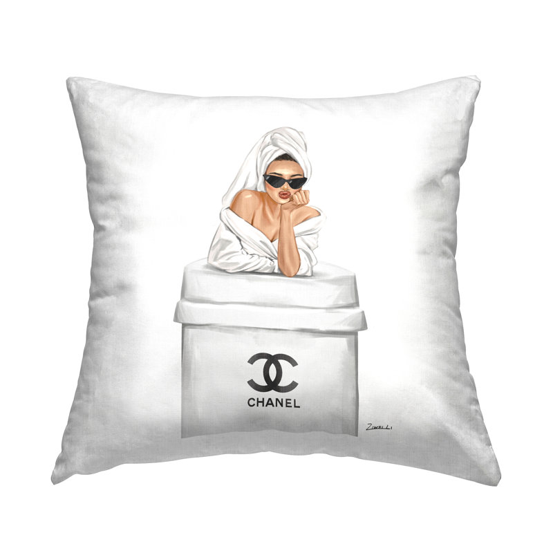 Coussin Stupell Industries Glam Girl