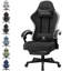 LUCKRACER GAMING CHAIR Adjustable Reclining Ergonomic Swiveling PC & Racing Game Chair with Footrest-101802219