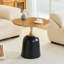 Table d'appoint circulaire avec base en métal-1556831721
