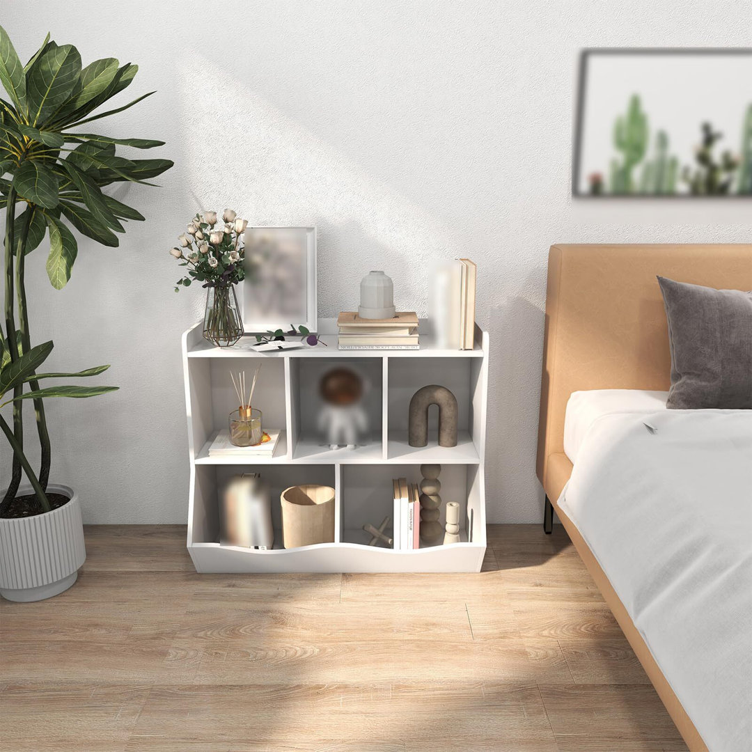 Menoher 31.5 H X 36 W Bookcase Redwood Rover