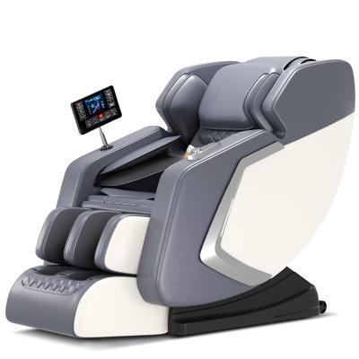 Fauteuil de massage Shiatsu avec zéro gravité, thermothérapie, massage à compression d'air corporelle complète, repose-pieds extensible, 5 modes automatiques, cadeau idéal