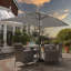 Ahmid 6 Seater Dining Set with Cushions and Parasol-2101867782-2116099419