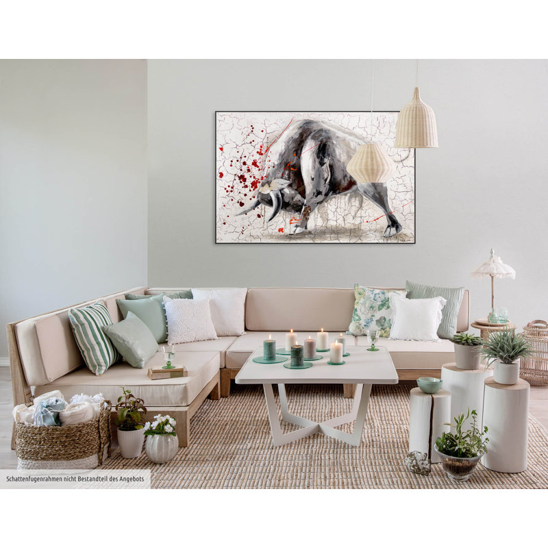 Painting Bull Against Matador