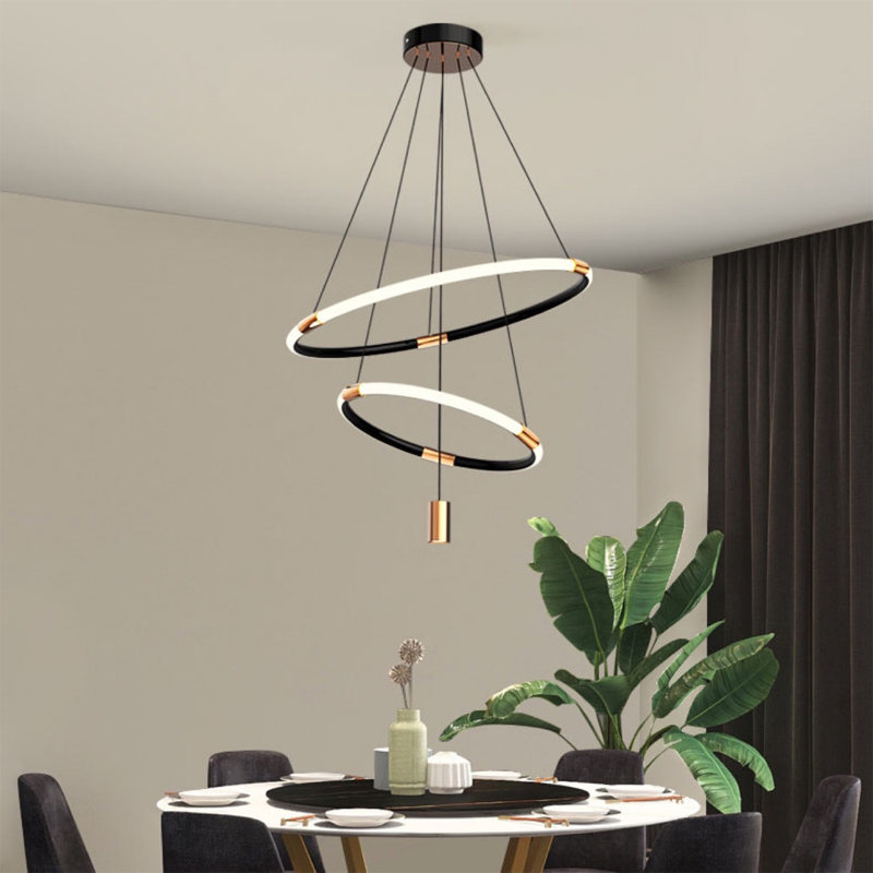 Carliegh 2 - Light Unique/Statement LED Chandelier