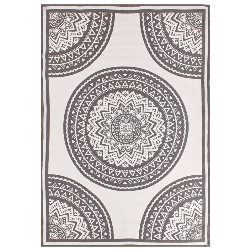 Outdoor Rug NELLORE Grey, Rectangle 160 x 230 cm